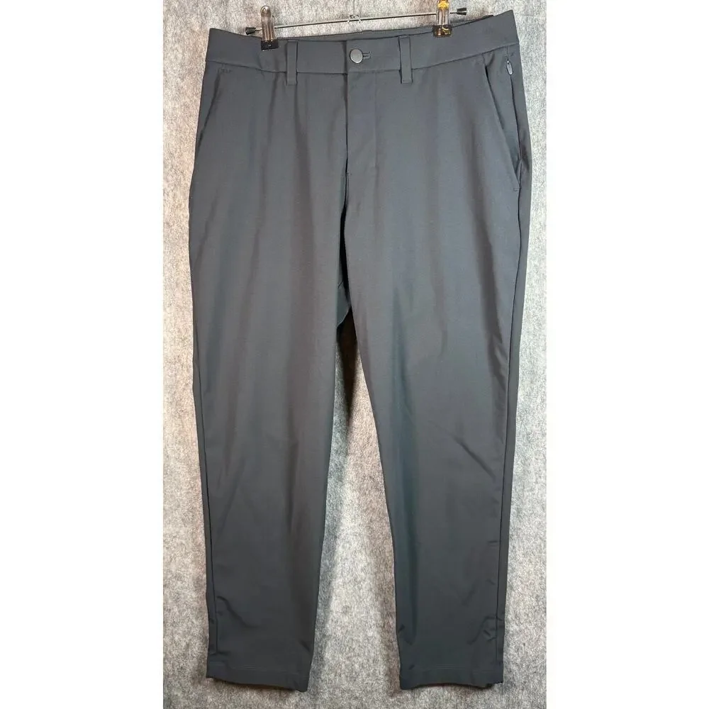 Lululemon ABC Classic Fit Dark Gray Chino 31x30 Warpstreme Performance Pants